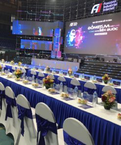 Áo ghế banquet phục vụ nhà hàng, trung tâm tiệc cưới, và Công ty tổ chức sự kiện,hội thảo....